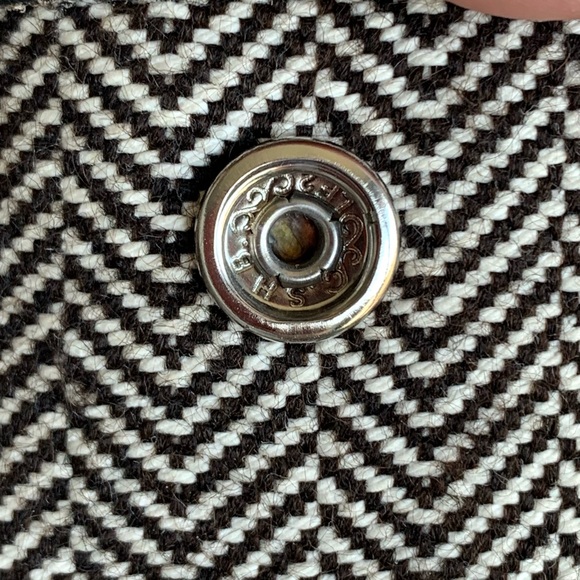 ❌SOLD❌Authentic HERMES Buffalo Leather and Chevron Wool Garden Party 36 Bag. - Picture 12 of 15